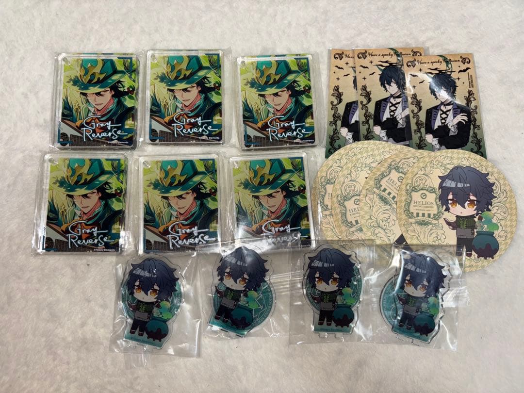 エリオスライジングヒーローズ　アニメイトカフェ　グレイ　グッズセット