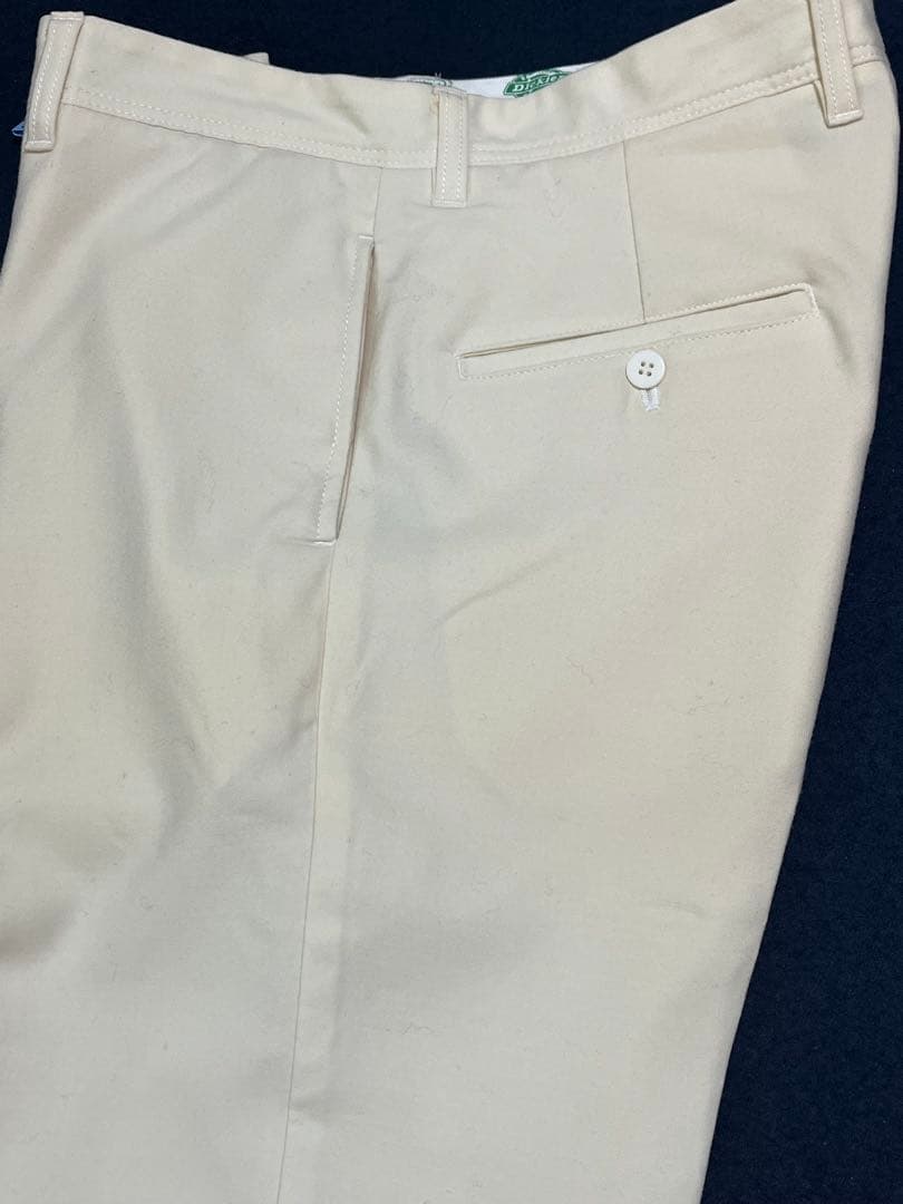 beams golf Dickies オフホワイトパンツ　未使用品
