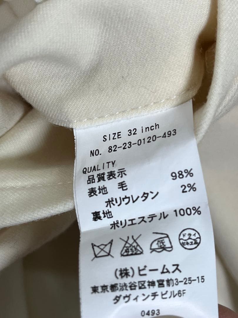 beams golf Dickies オフホワイトパンツ　未使用品