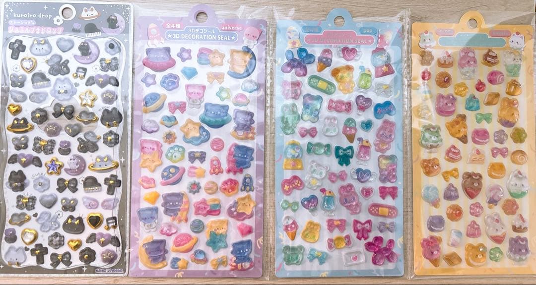 サンリオキャラクター ポップシール 、ボンボンドロップシール、