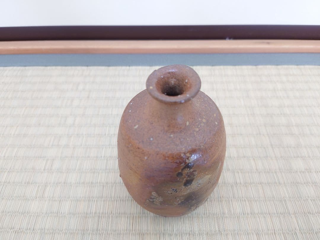 人間国宝 伊勢崎淳 備前 徳利 共箱