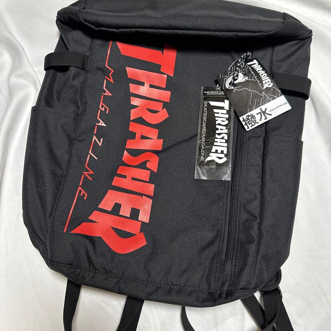 新品　THRASHER スラッシャー　リュック 25L (撥水加工)A4収納　赤
