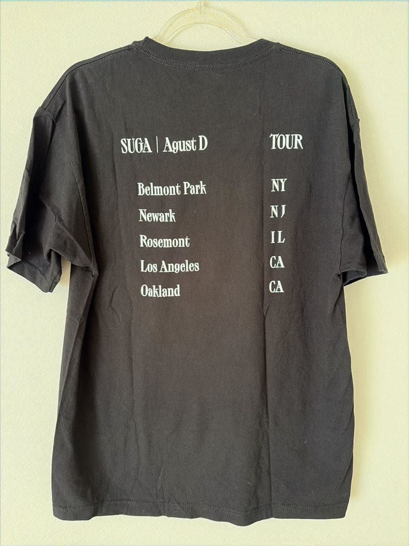 SUGA Agust D D-DAY ユンギ アメリカ限定Tシャツ　Lサイズ