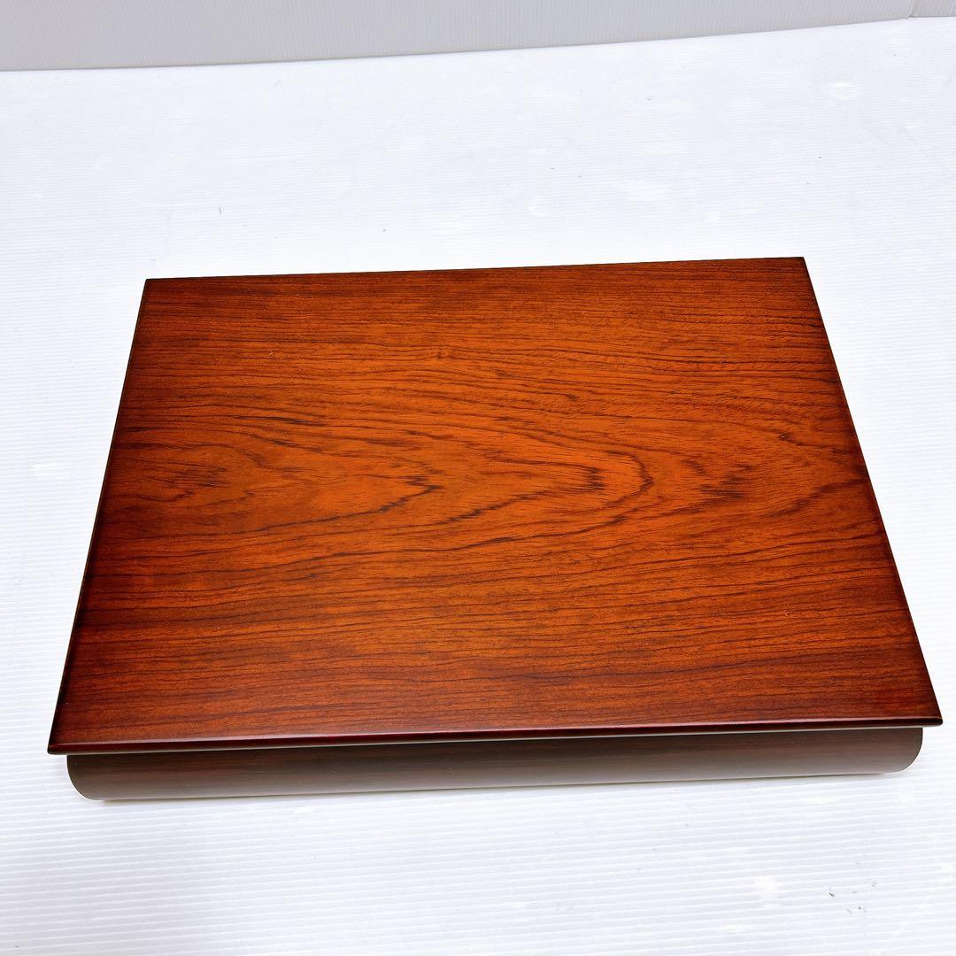 【未使用品】紫檀 文箱 唐本文庫