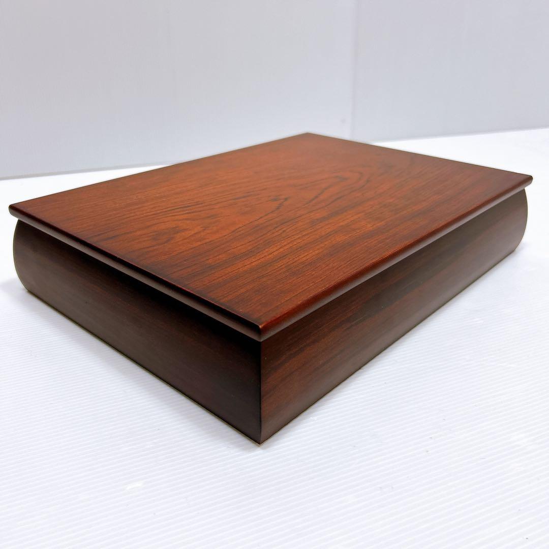 【未使用品】紫檀 文箱 唐本文庫