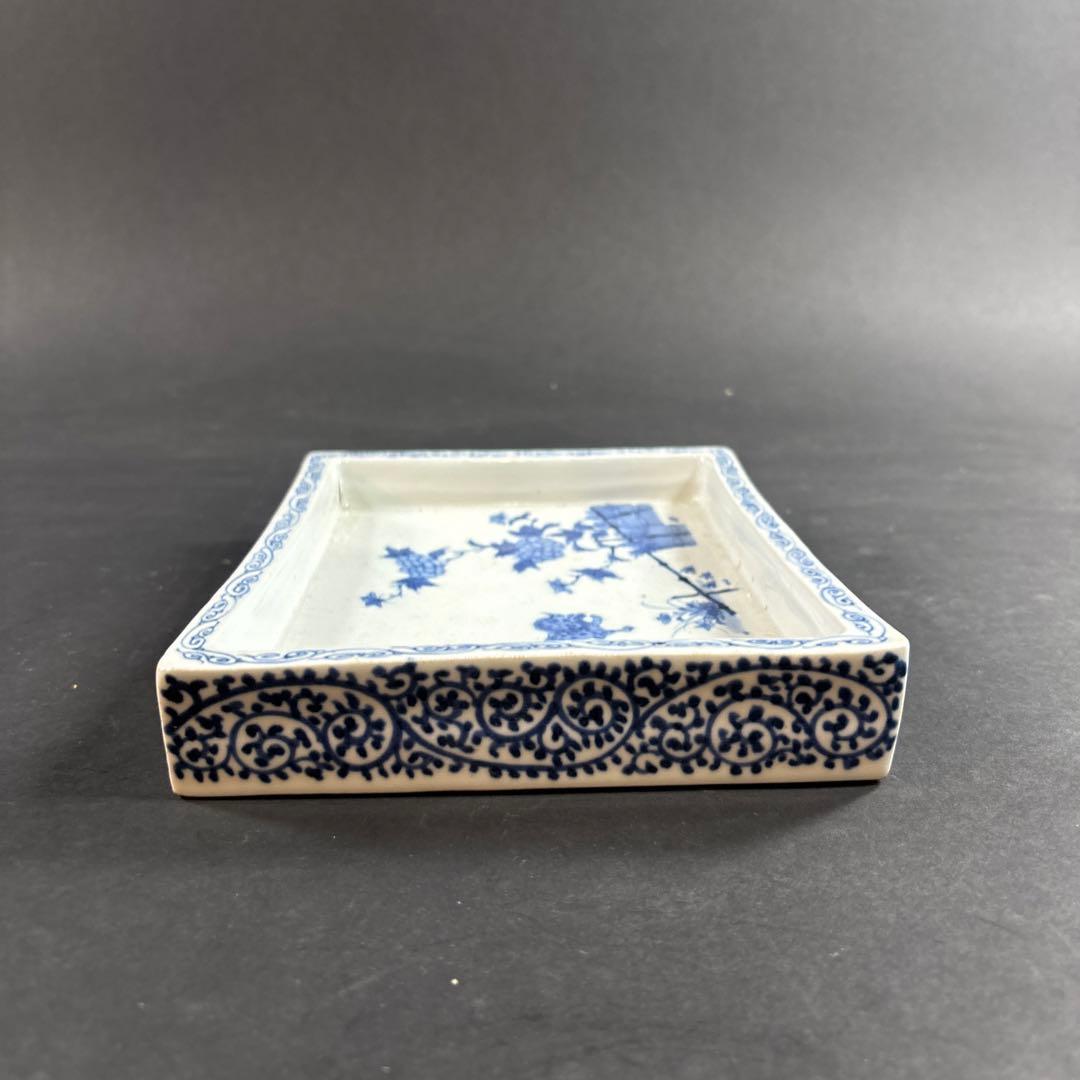 87 セール　水盤　染付　伊万里　九谷　鍋島　中国　南京　唐獅子　牡丹