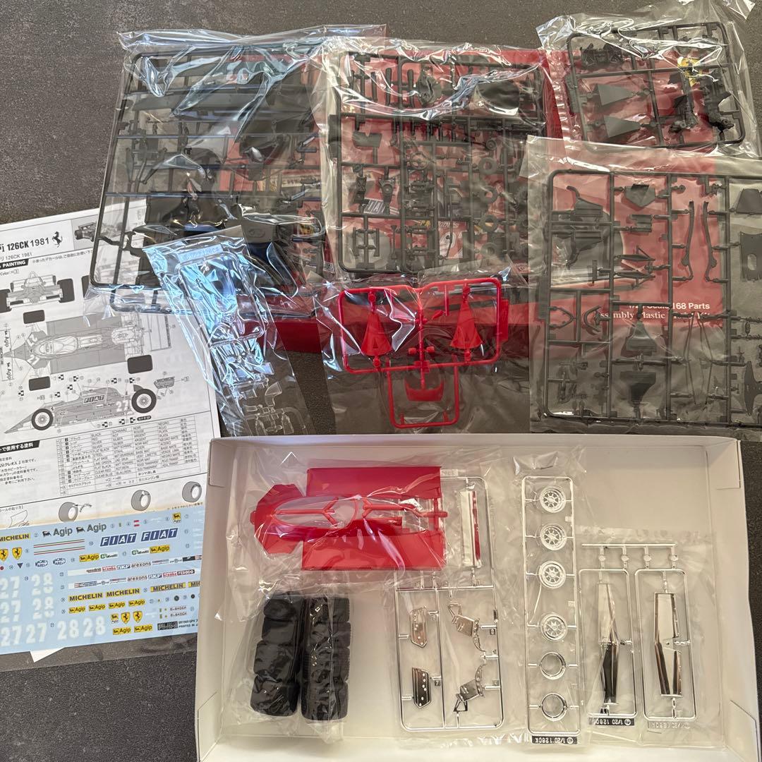 【新品未組立】フジミ 1/20 GP4 フェラーリ126 CK