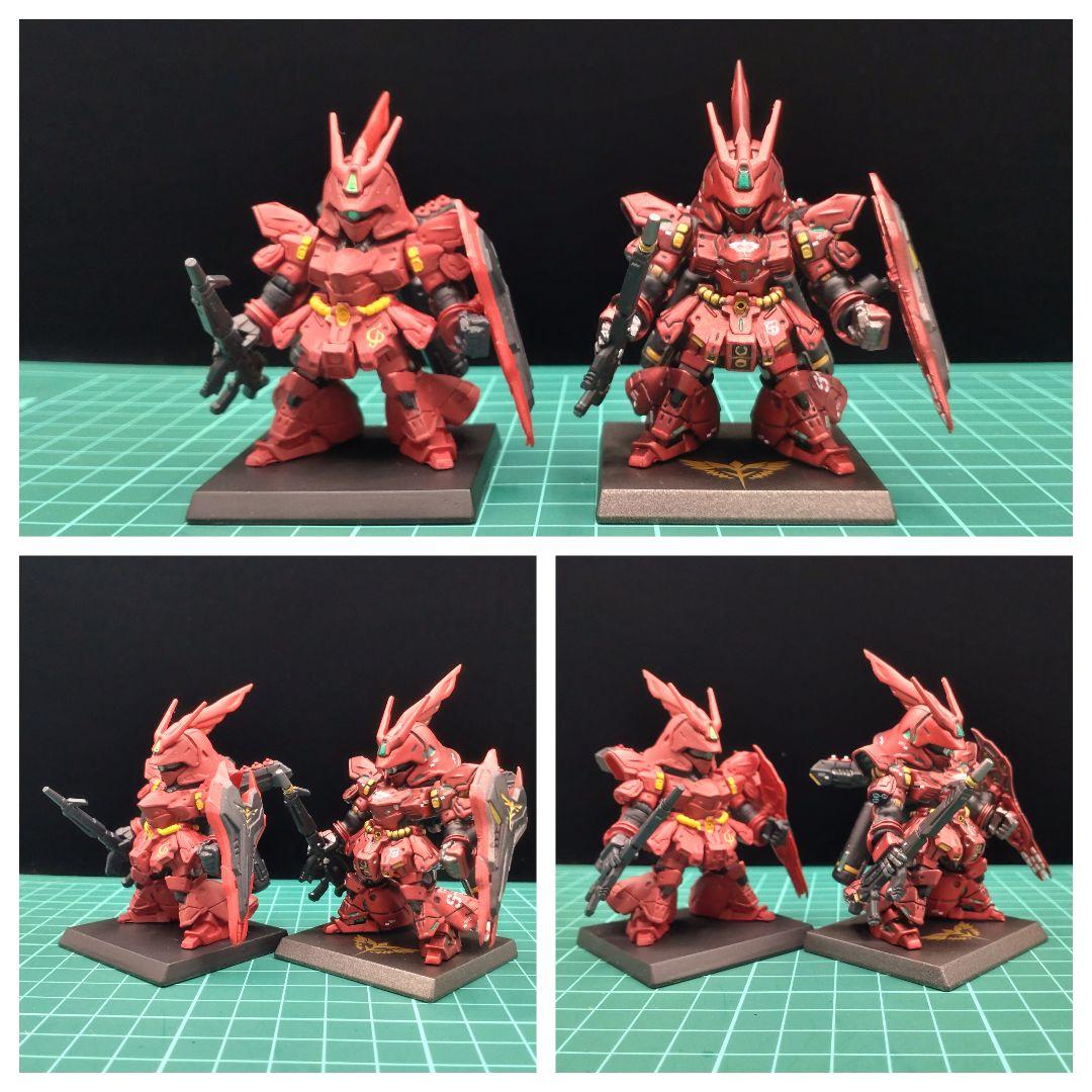 m*i様 ガンダムコンバージ サザビー リペイント完成品