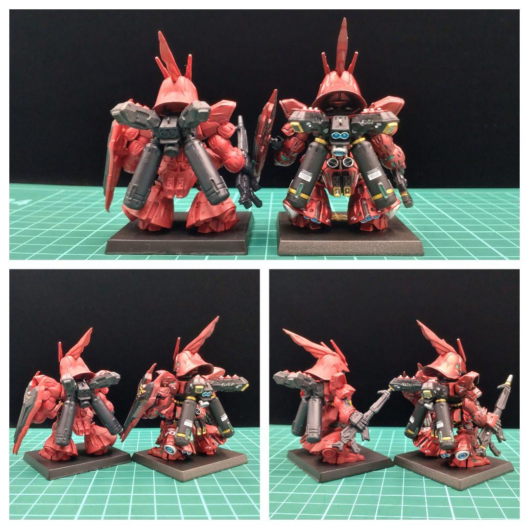 m*i様 ガンダムコンバージ サザビー リペイント完成品