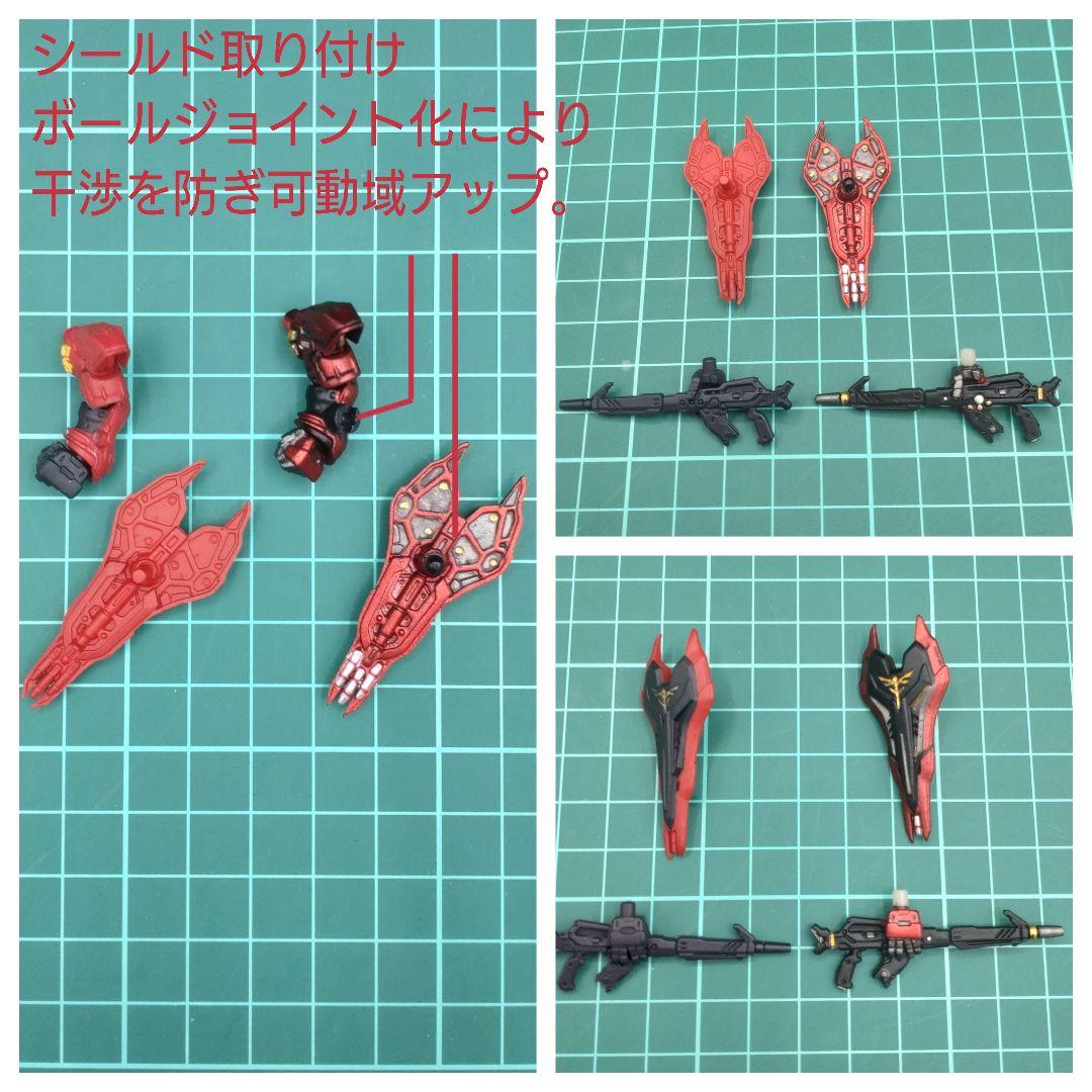 m*i様 ガンダムコンバージ サザビー リペイント完成品
