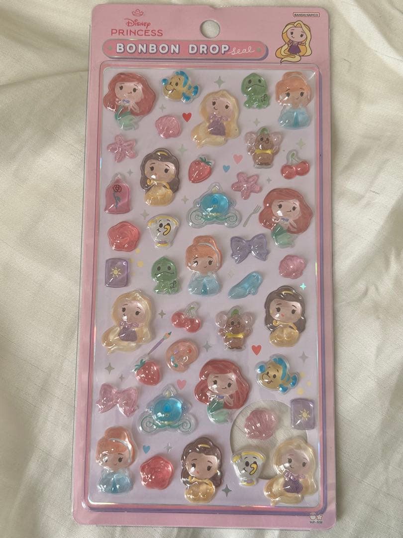 【国内正規品・早い者勝ち】ディズニー ボンボンドロップシール 8枚セット
