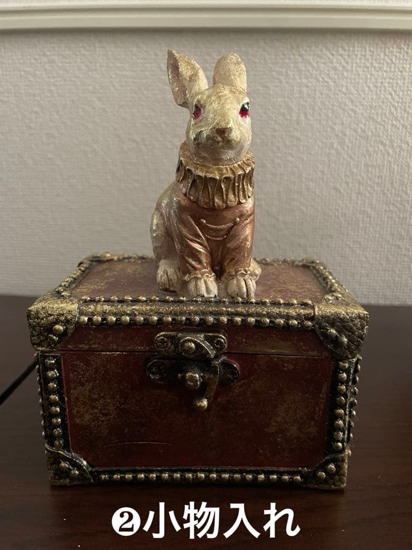 アンティーク調 うさぎ インテリア雑貨