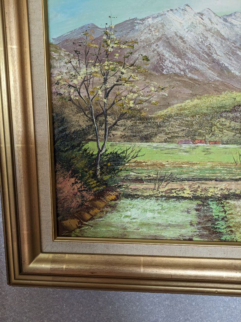 澤健作　油彩画F10号　肉筆