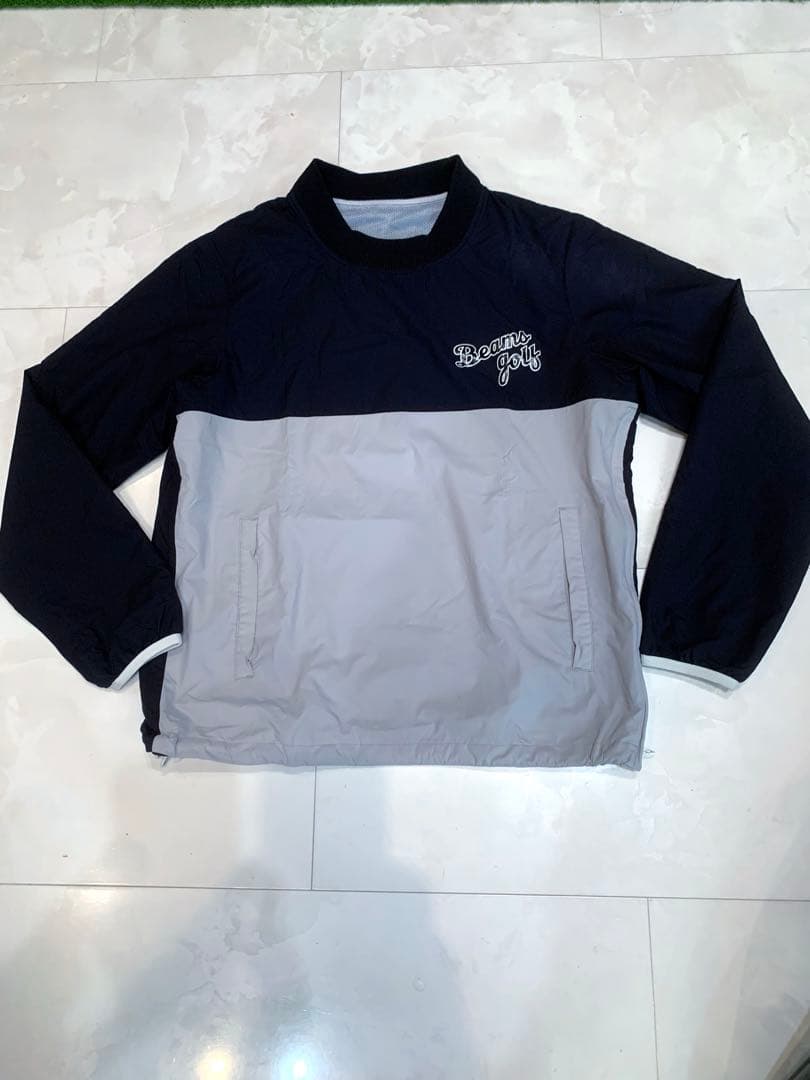 良品　ビームスゴルフ　beams 防風　撥水　スニードブルゾン　アウター　S