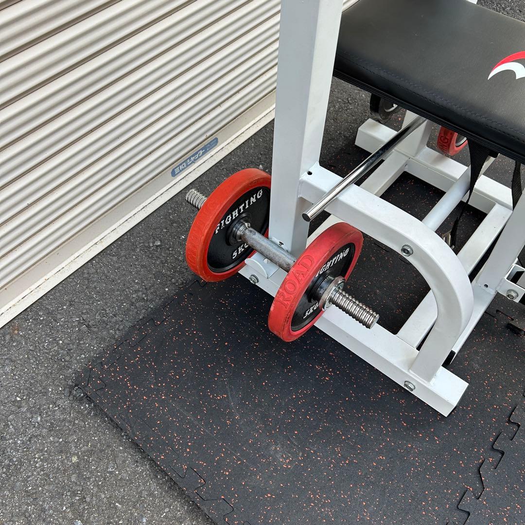 ボディデザイン ベンチプレス セーフティ、アイロテックプレート等総重量90kg