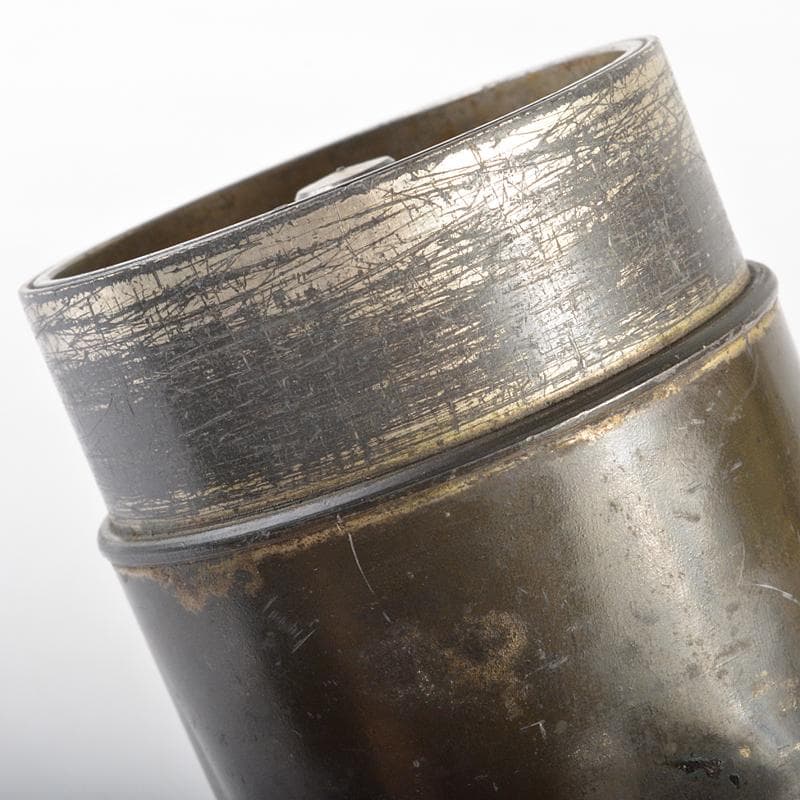 煎茶道具　鮎銅銘　古錫　茶壷　茶心壷　約436g　M　R7379