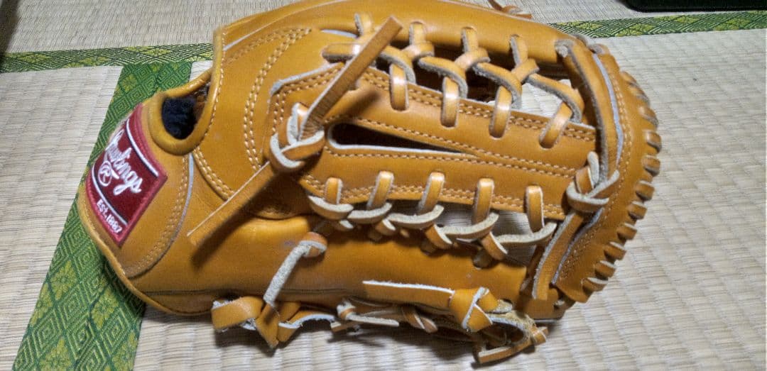 ローリングス　HOH 軟式グローブ　リッチタン　型付け済み