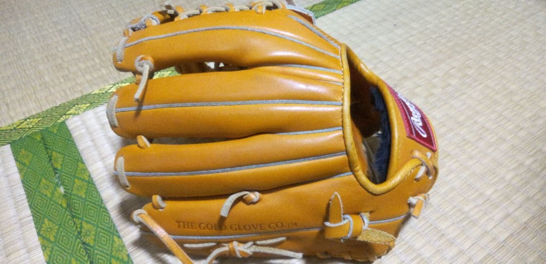 ローリングス　HOH 軟式グローブ　リッチタン　型付け済み