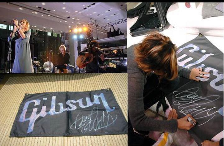 超レア土屋アンナギブソンGibson直筆サイン