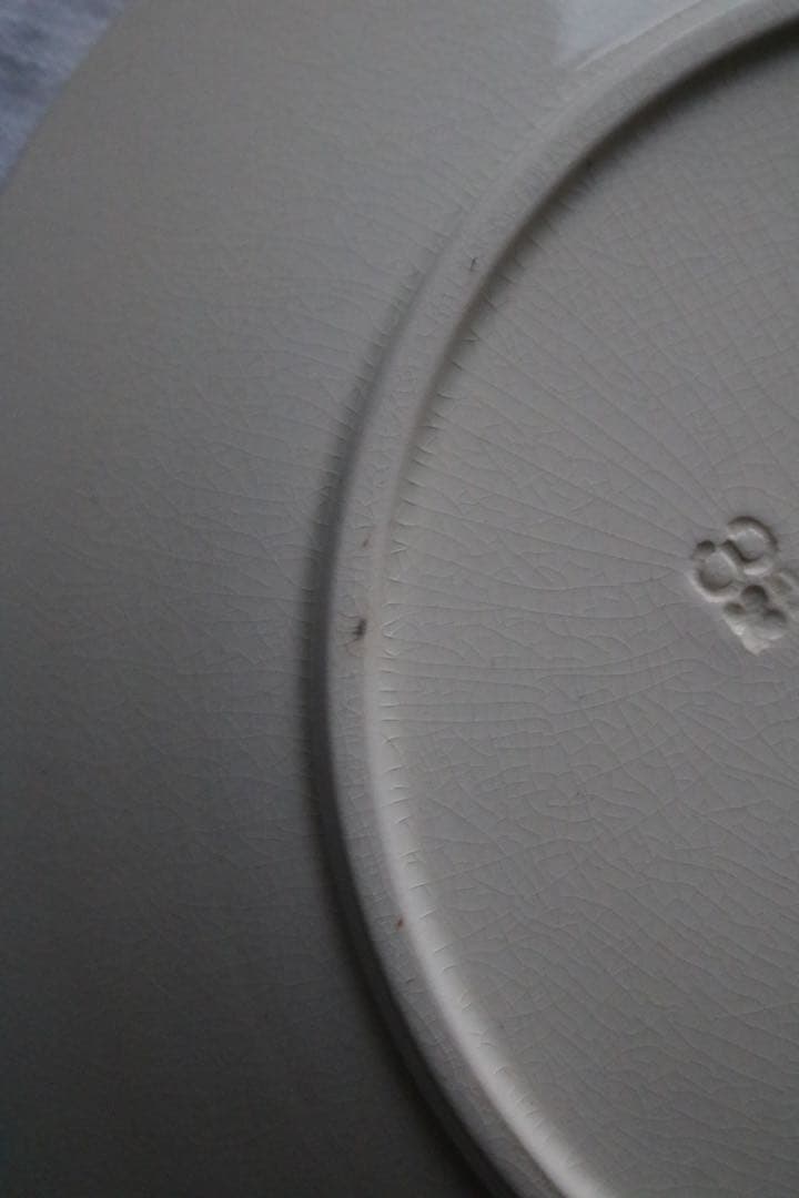 フランス　アンティーク　プレート　　sarreguemines royat