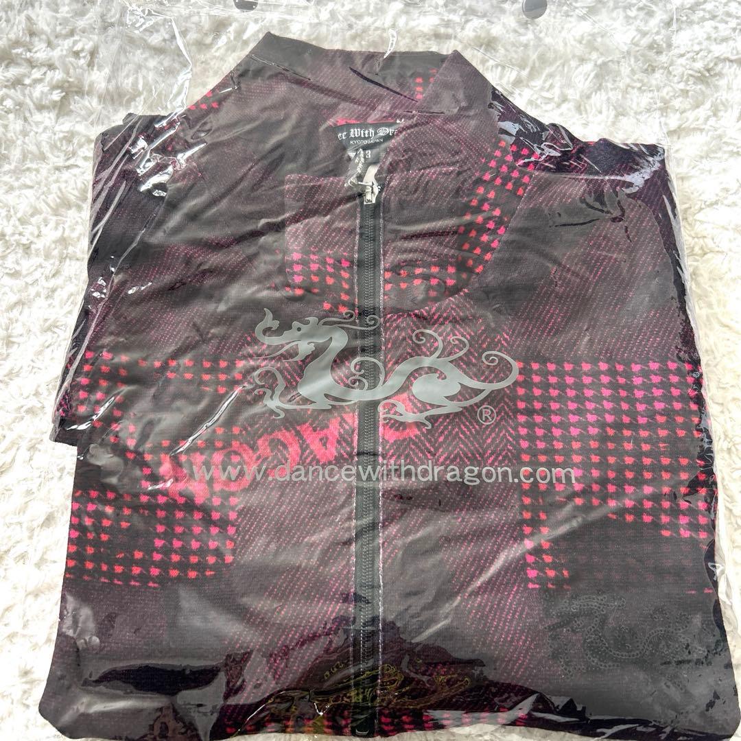 新品　Dance With Dragon チェック柄長袖シャツ サイズ3