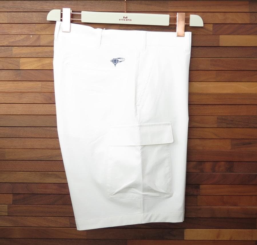ⓁBEAMS GOLF（ビームス ゴルフ）ストレッチ カーゴショーツWHITE