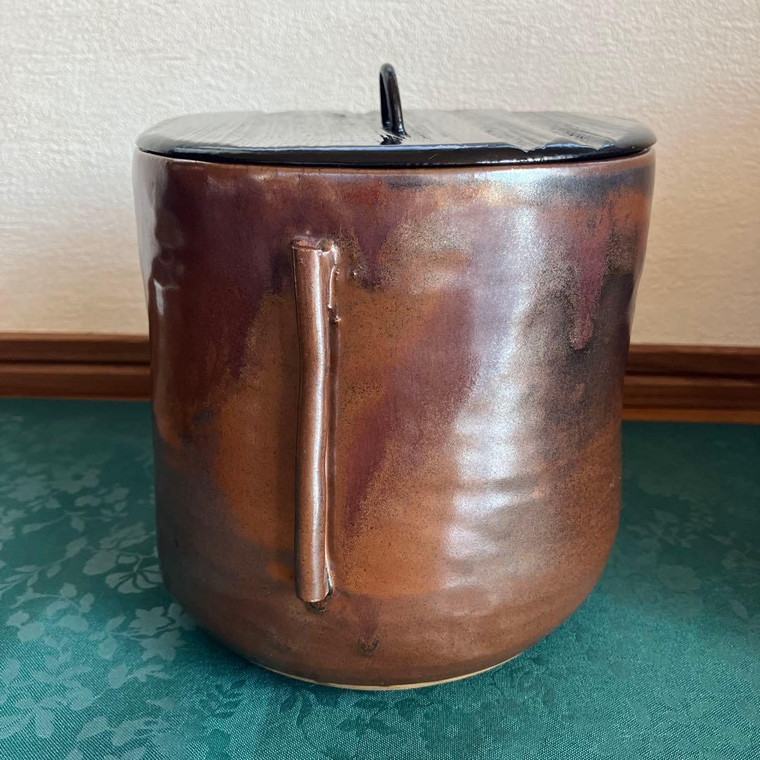 茶道具　裏千家　水指し　一重口　宝珠窯　雅山　作