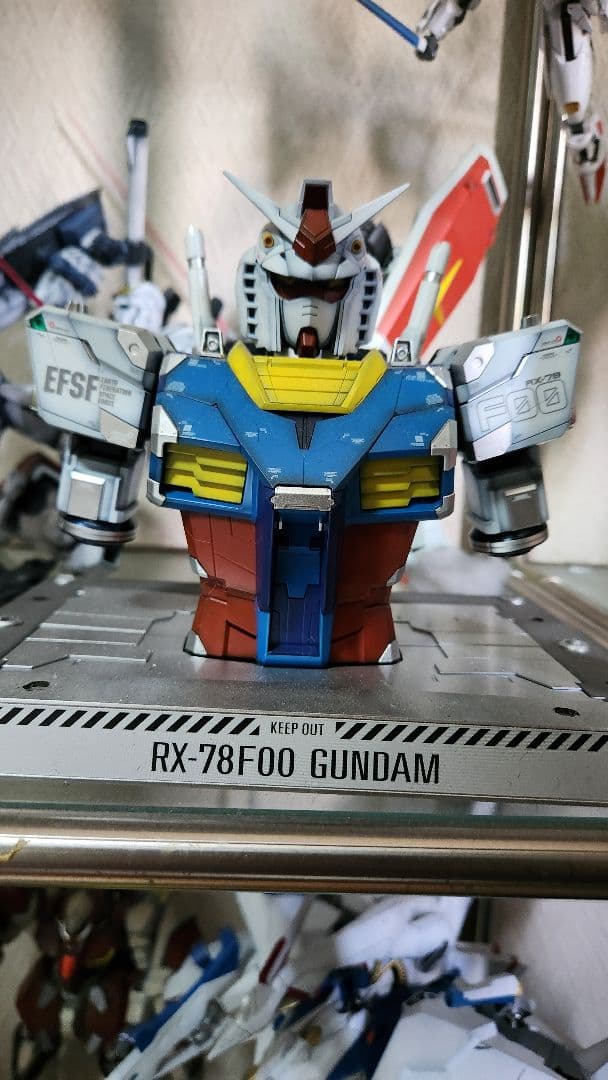 ガンプラ　横浜実物大ガンダム胸像モデル　全塗装