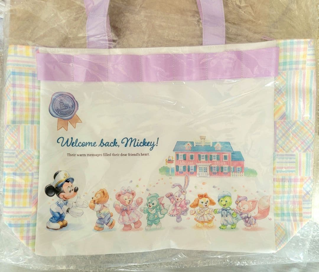 【詳細ご確認ください】ダッフィー20周年　 ポテトスナック　トートバッグ　ぬいバ