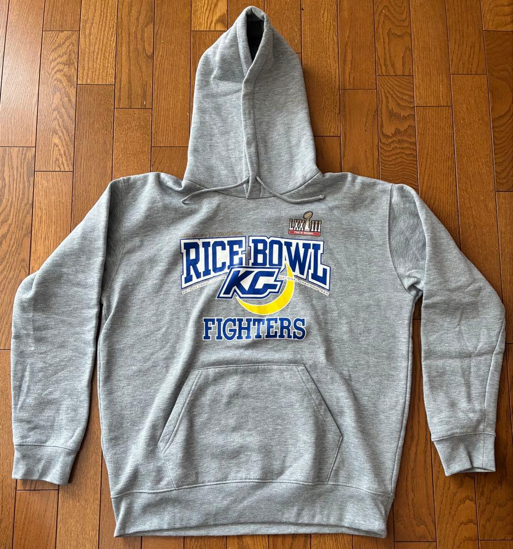 関西学院大学 KG FIGHTERS RICEBOWL出場記念 パーカー LL