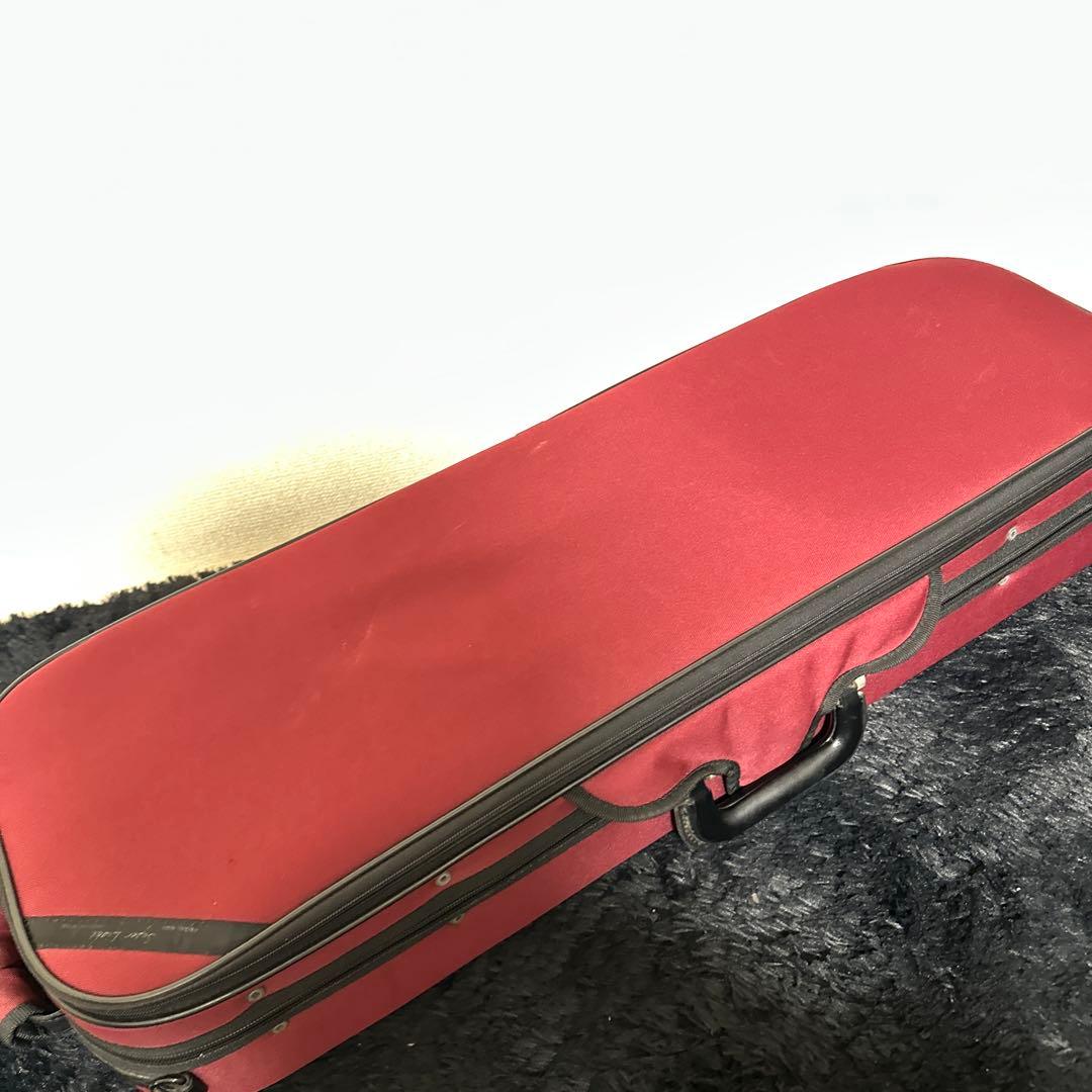 Super light バイオリンケース 4/4サイズ 弦楽器 赤 レッド