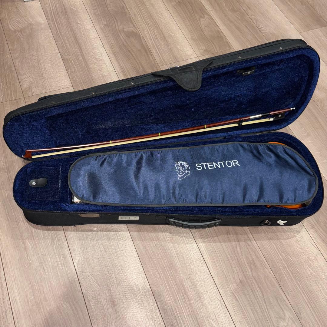 初心者向け バイオリン 15点フルセット SV180BC 4/4 STENTOR