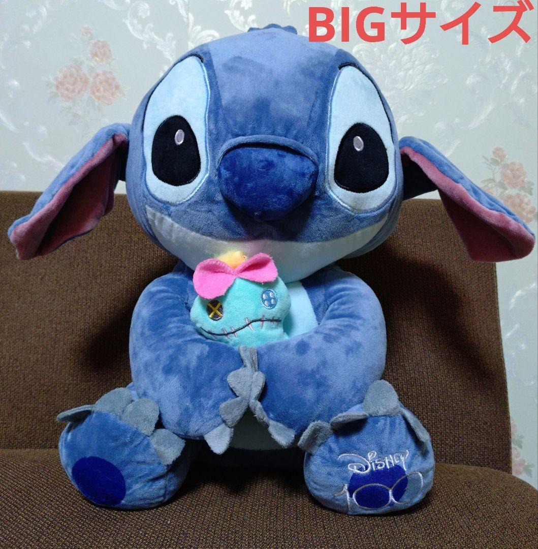 ディズニ 100 スティッチ ぬいぐるみ BIGサイズ