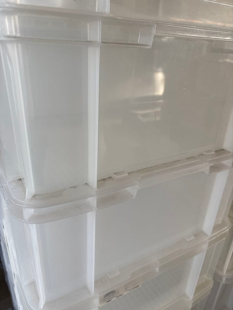 【300個セット】まとめ買い　コンテナ　アスクル サンボックス　クリア 28L