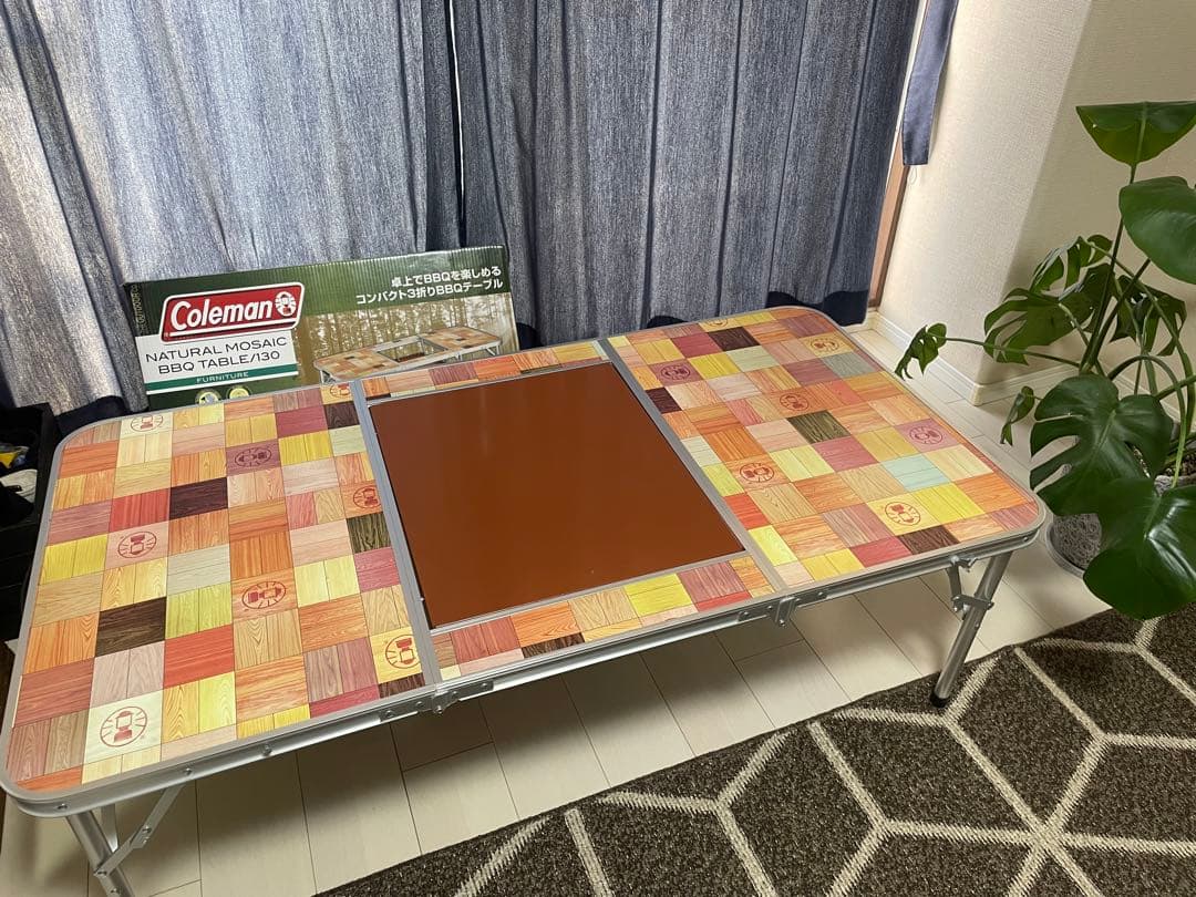 Coleman Natural Mosaic BBQ Table/130美品