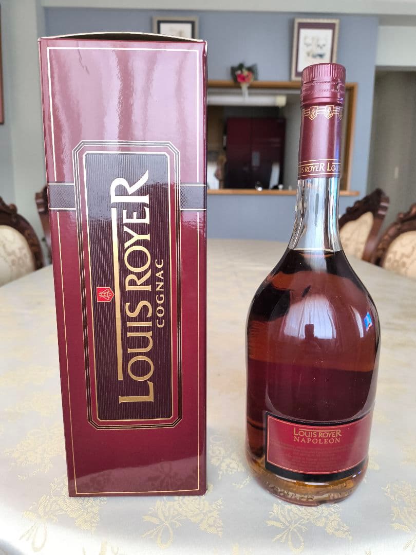 【未開栓・古酒】ルイ・ロワイエ ナポレオン コニャック 箱付き 1989年印刷箱