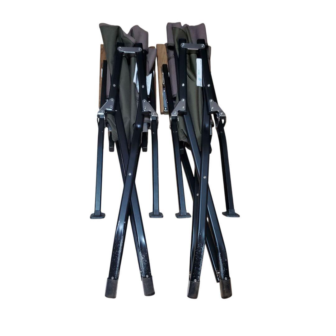  Peak ローチェア30 LV-093GY 2脚セット