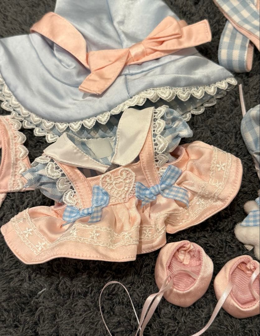 20cm完売レア限定メイド魔法使い風着せ替えぬいぐるみ服セット♪