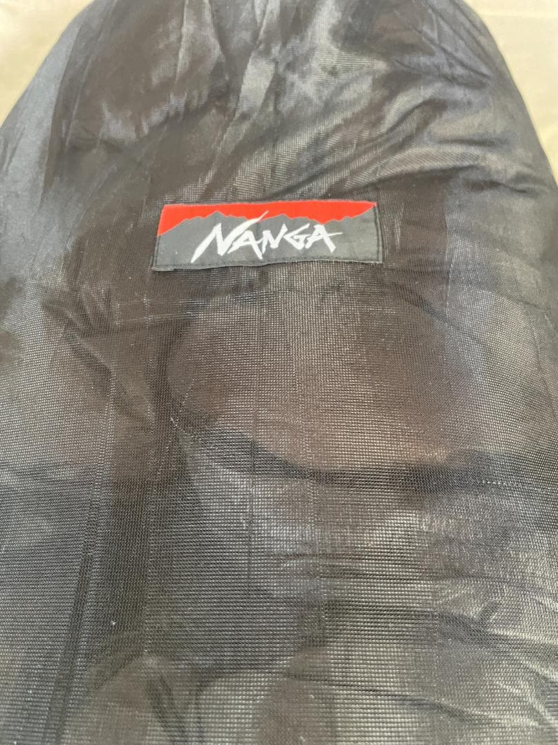 新品同様★ナンガ NANGA オーロラライト350DX ブラウン 寝袋 シュラフ