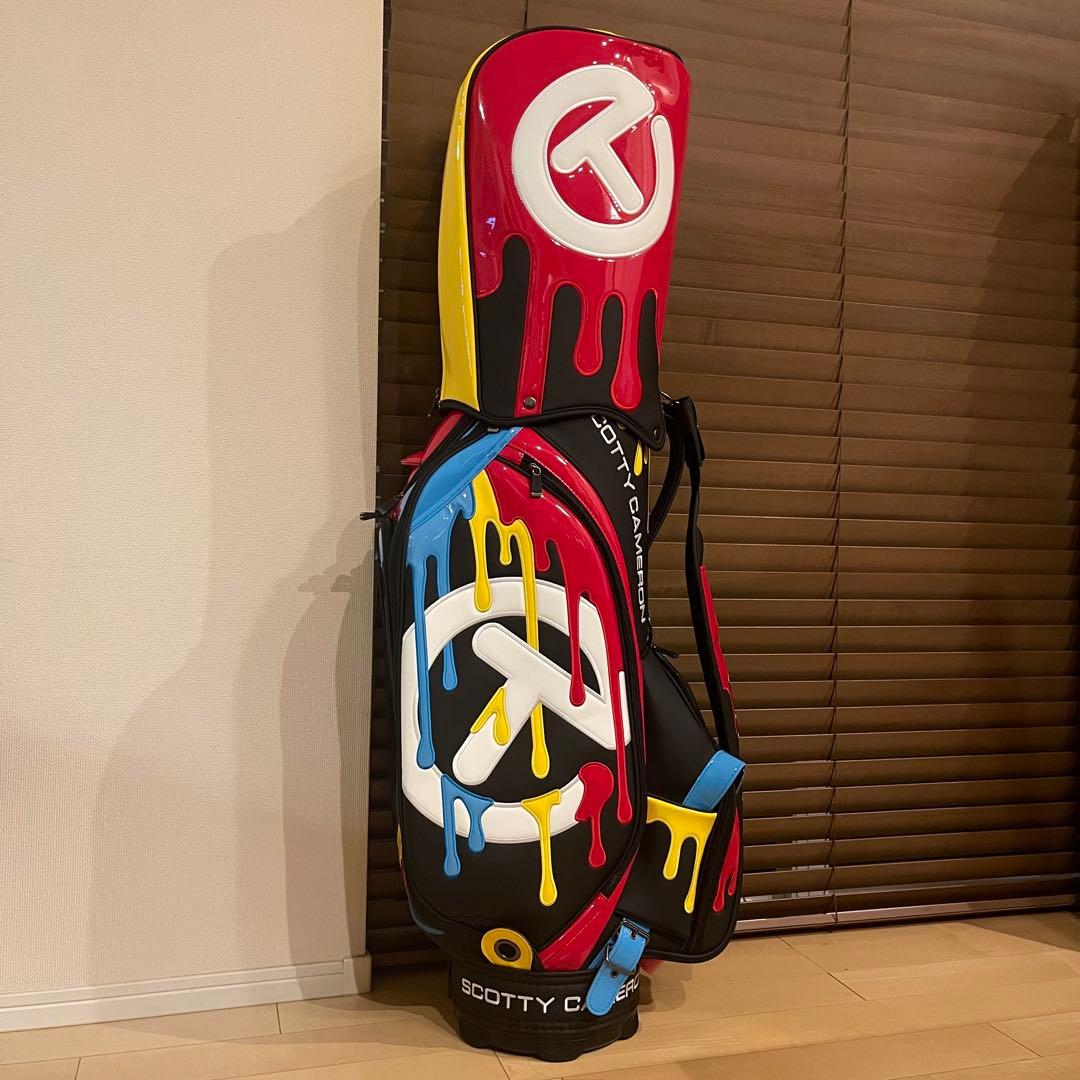 Titleist SCOTTY CAMERON キャメロン キャディバッグ 黒赤