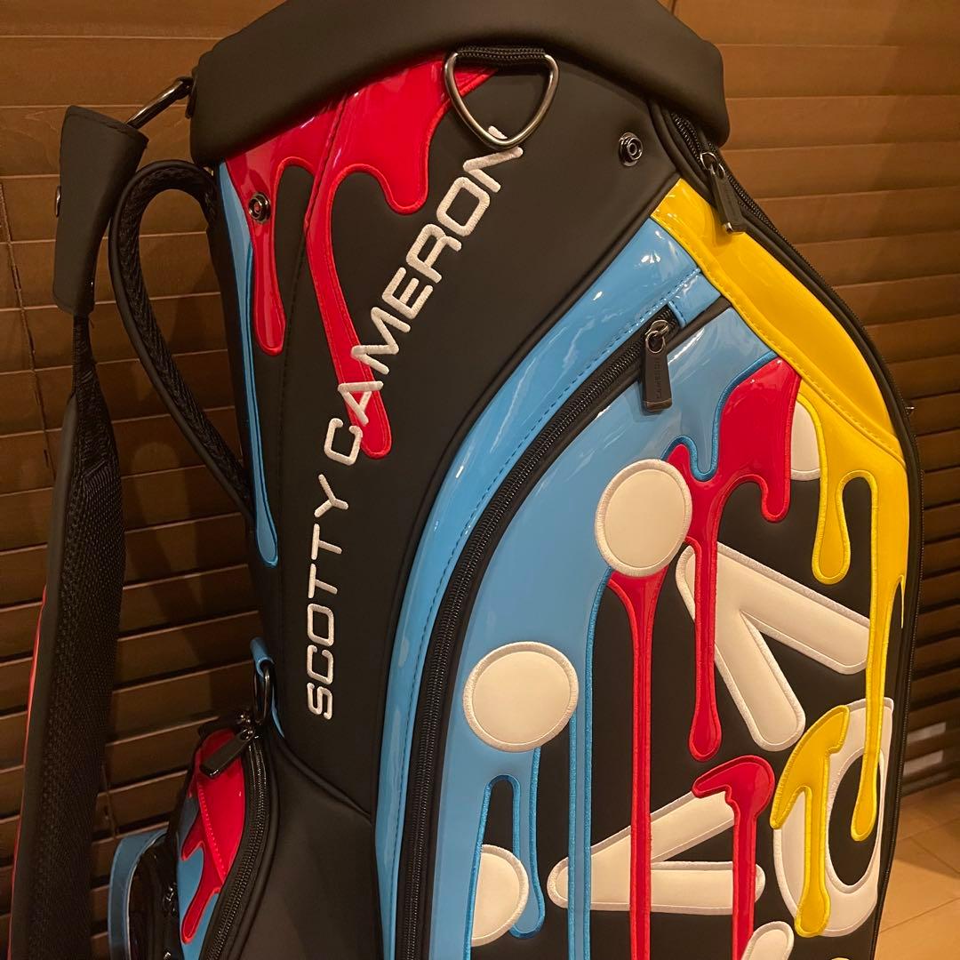 Titleist SCOTTY CAMERON キャメロン キャディバッグ 黒赤
