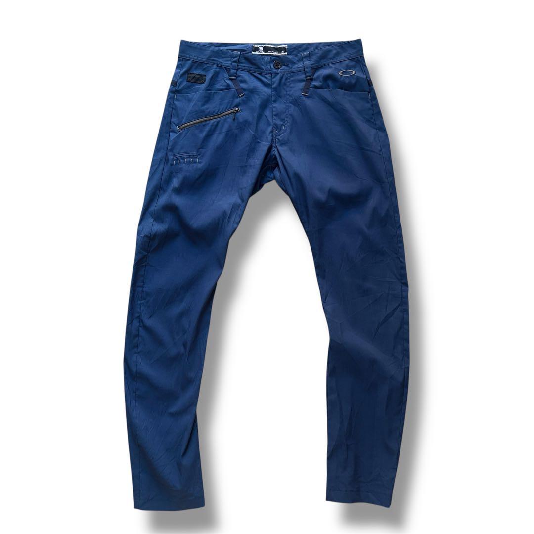 オークリー スカル OAKLEY ゴルフパンツ ネイビー系 コットンポリ