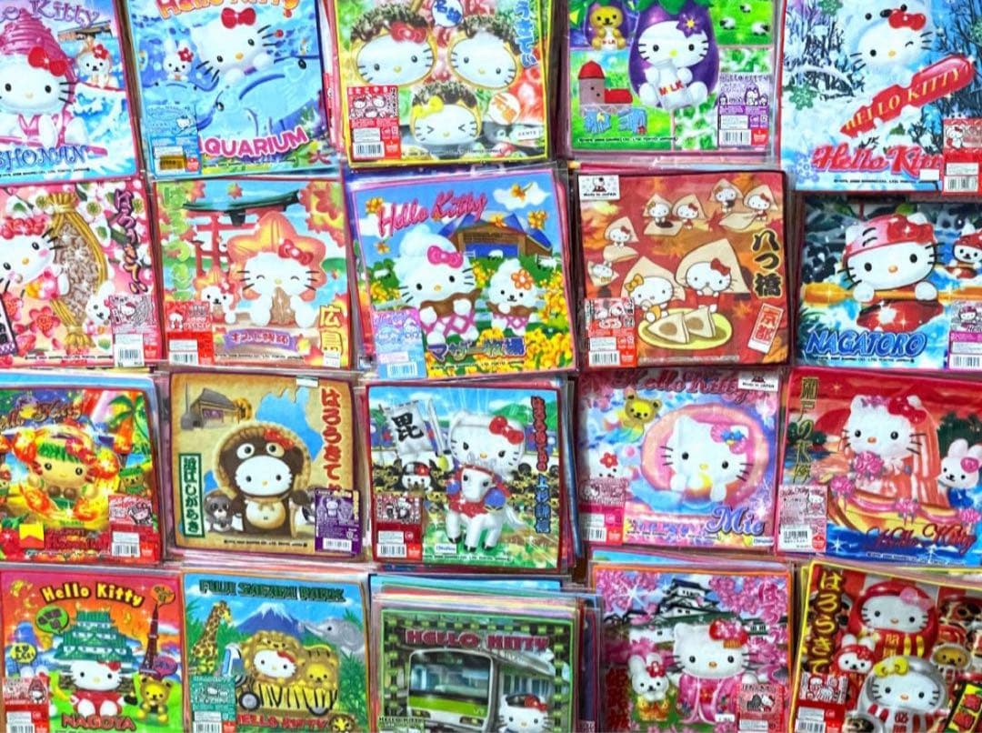 キティ ご当地 ハンドタオル 49枚 限定品 レア まとめ売り コレクション