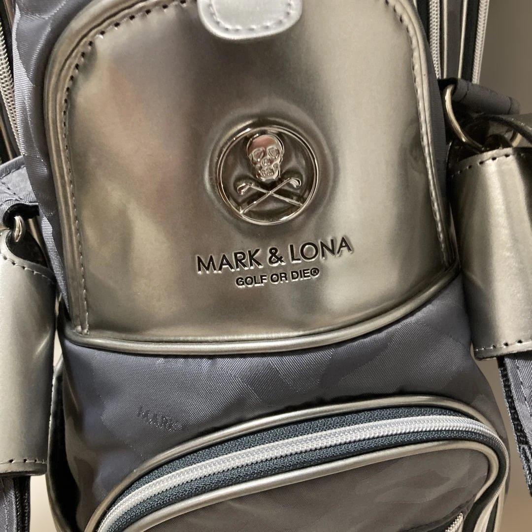 マークアンドロナ　キャディバッグ　9.5インチ　シルバー(お値引き交渉可能)