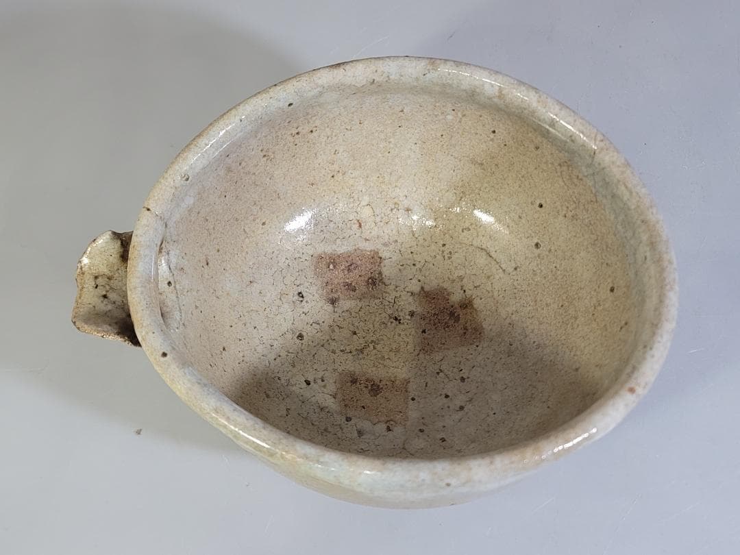 古美術 古唐津 片口 碗 時代物 DT466