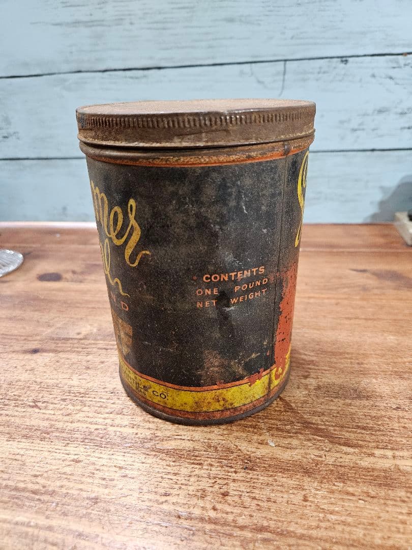 HD LEE COMPANY SUMMER GIRL COFFEE TIN缶