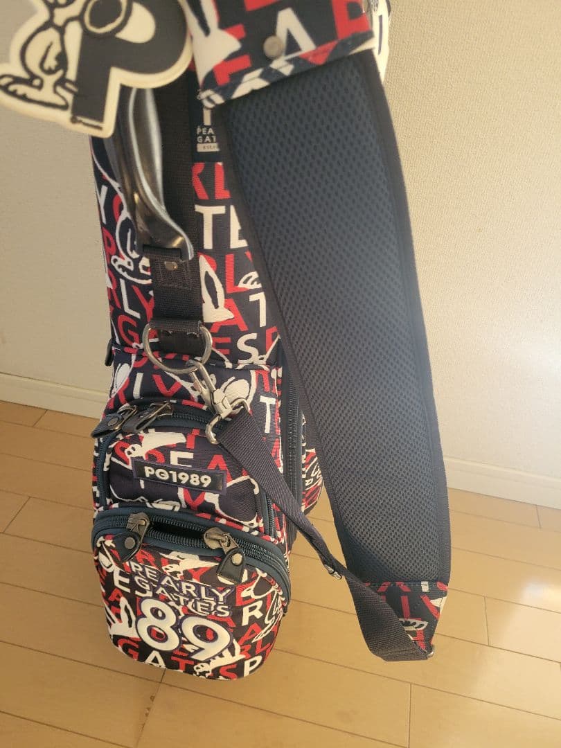 ハ*ル様 パーリーゲイツ　スタンド式キャディバッグ　スヌーピー