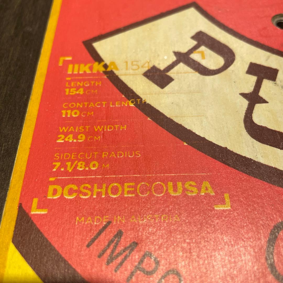 【値下げ】DC ディーシーIIKA PRO154cm UNION 2点セット