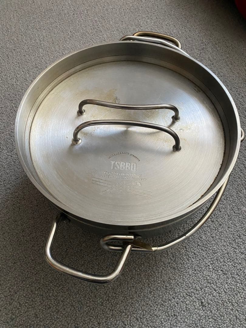 【最終値下げ】TSBBQ ダッチオーブン　ケース付き　10インチ　村の鍛冶屋