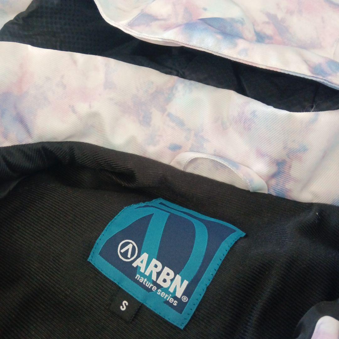 美品■エアボーンARBNレディーススキーウエア上下セットSラベンダー